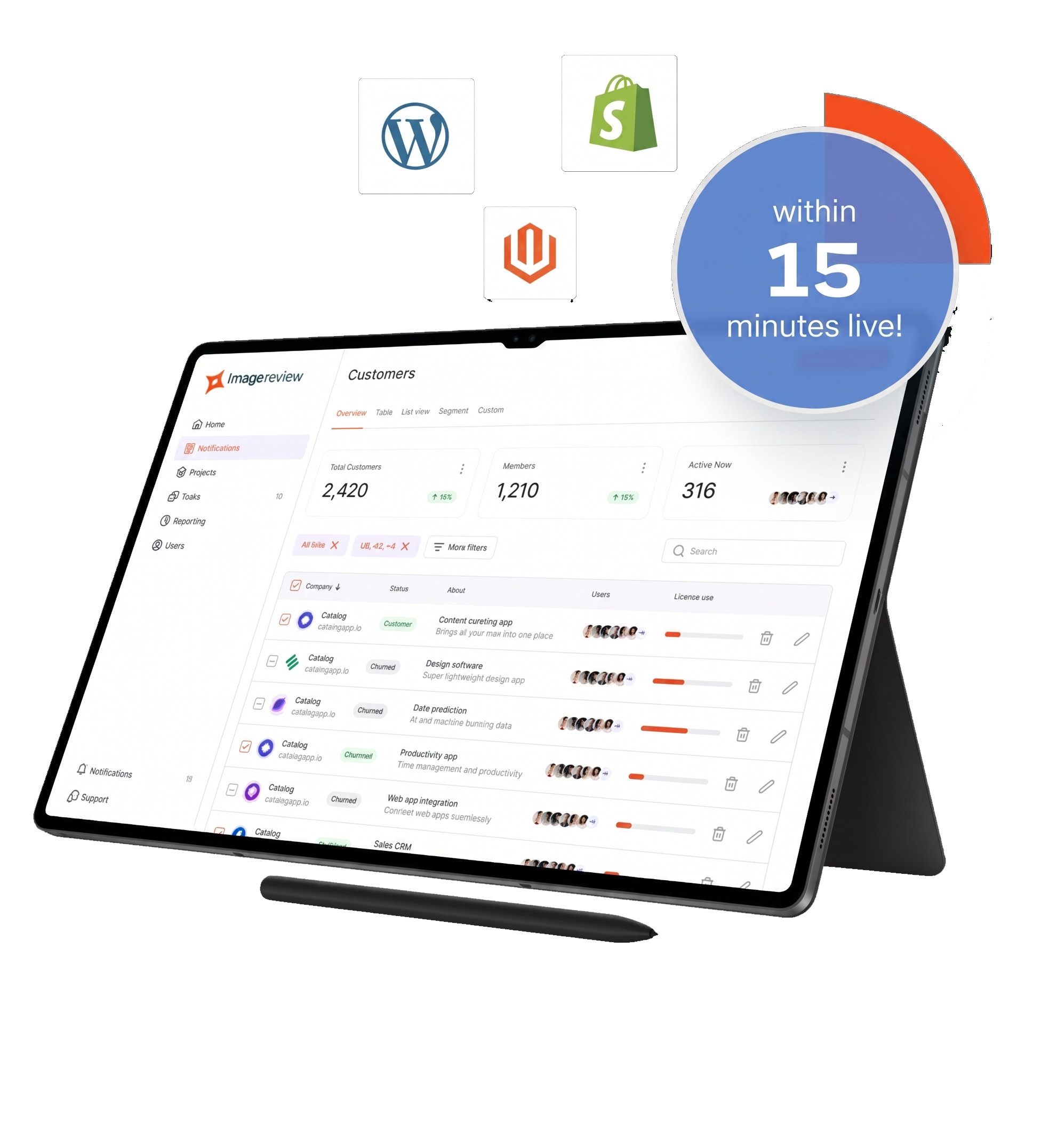 Works with your webshop
