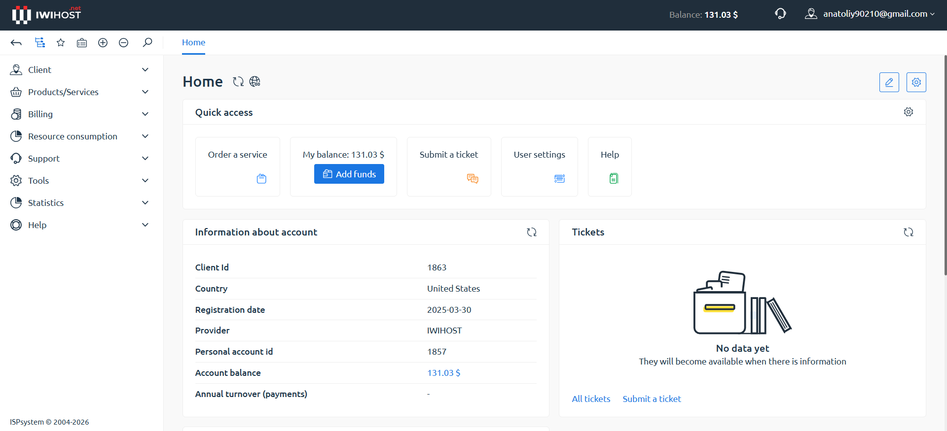 Customer photo at Iwihost